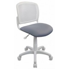 Кресло детское Бюрократ CH-W296NX 15-48 спинка сетка белый TW-15 сиденье серый 15-48