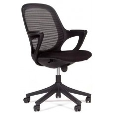Кресло Chairman 820  черный пластик DW01 черный